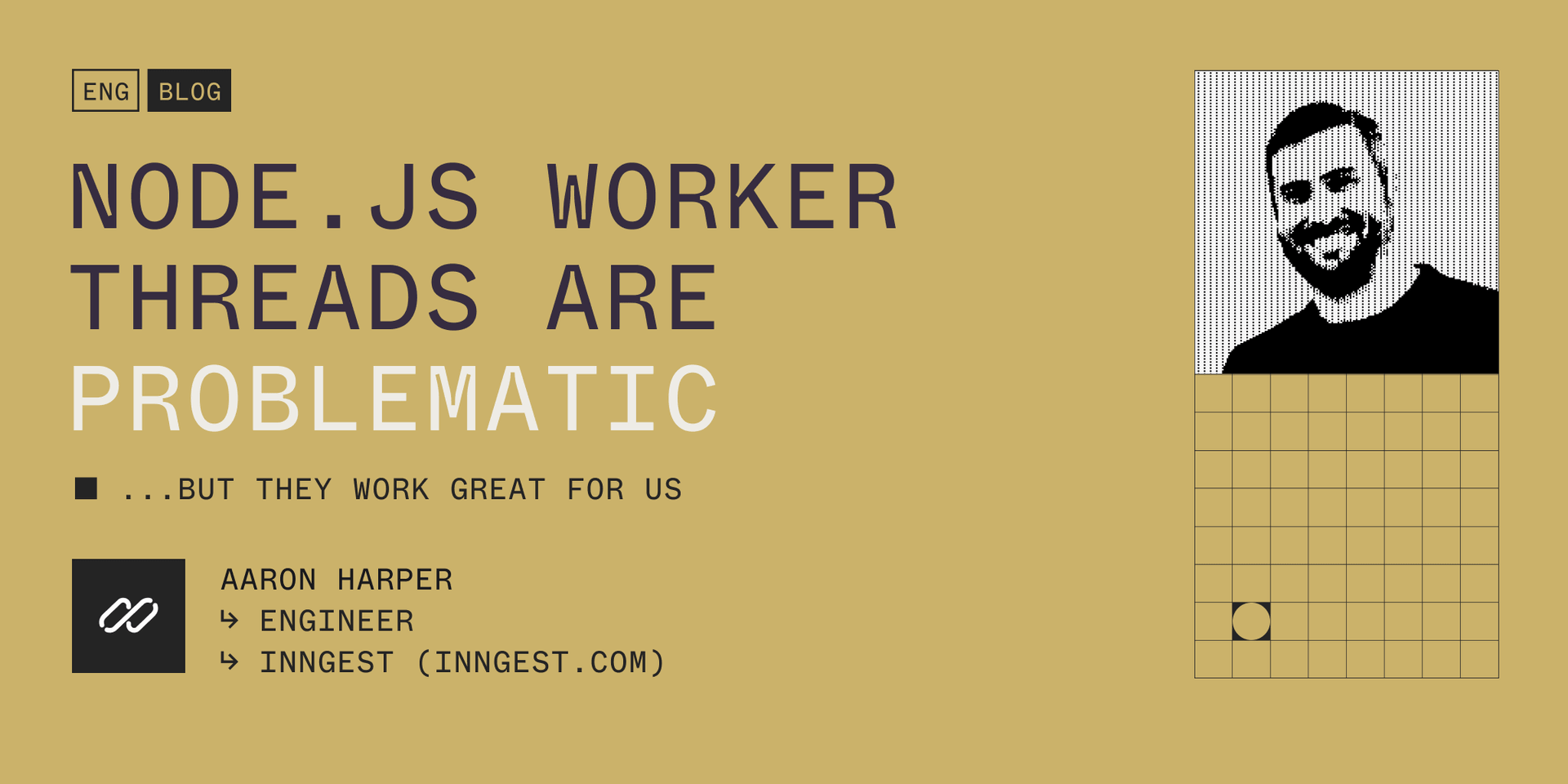 Featured image for Node.js worker threads are problematic, but they work great for us blog post